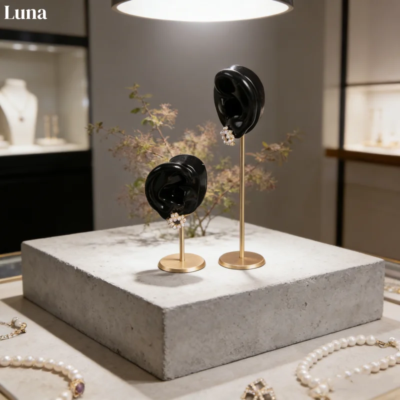 

Мягкая силиконовая подставка-органайзер для украшений, держатель для серег и инструментов для пирсинга, манекен-витрина для домашнего декора и хранения