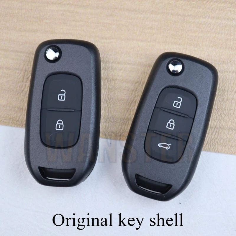 2 3 Button Car Key Fob Case Shell Housing for Renault Clio V 2021 Megane 3 Symbol Logan 2 Sandero 2 Dacia Duster Kadjar Captur