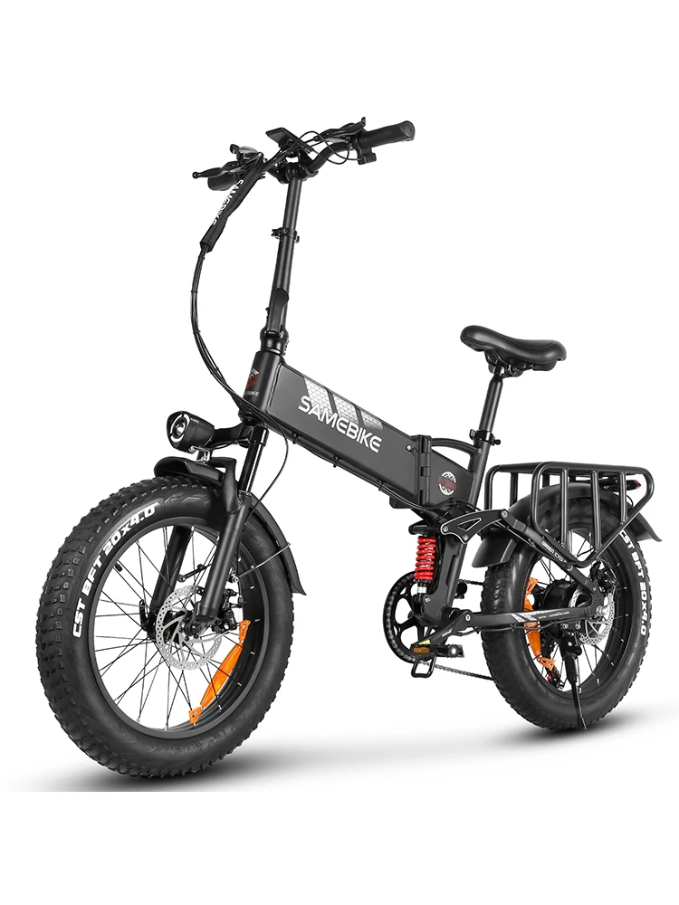 AliExpress NONE Electric Bike 1000W Peak Power Brushless Motor 48V15AH Lithium Battery Folding Bicycle Adult with Dual Shock 20" Fat Tire Ebike