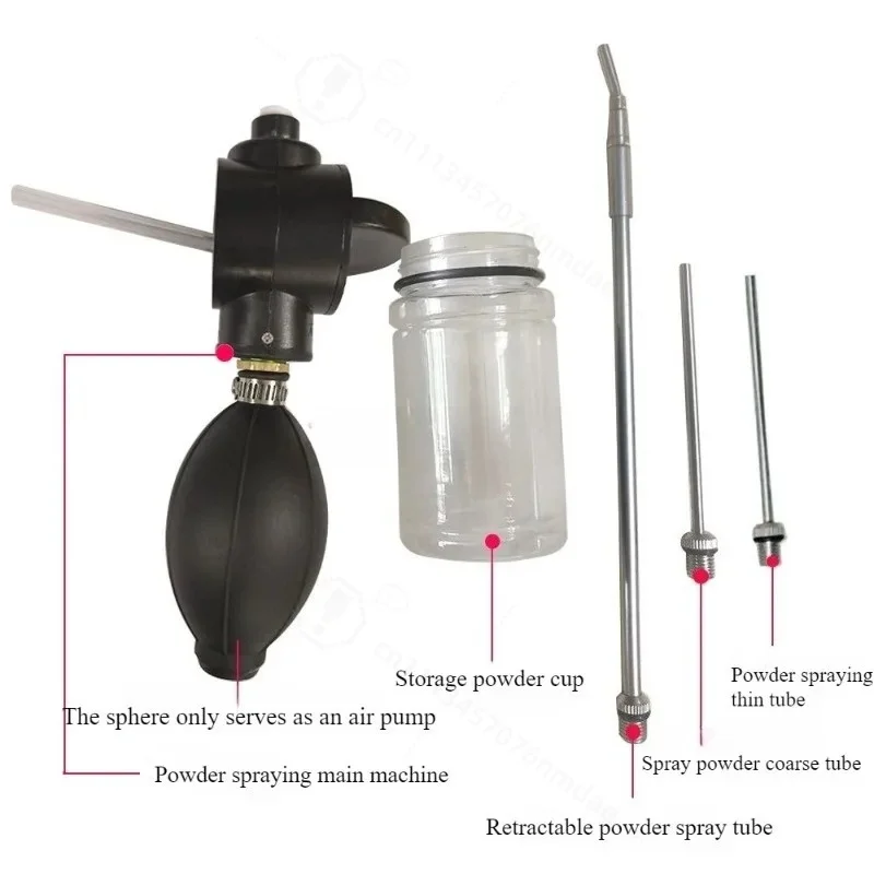 Silicone Ball Insecticide and Powder Sprayer for Cockroach Control and Termite Prevention