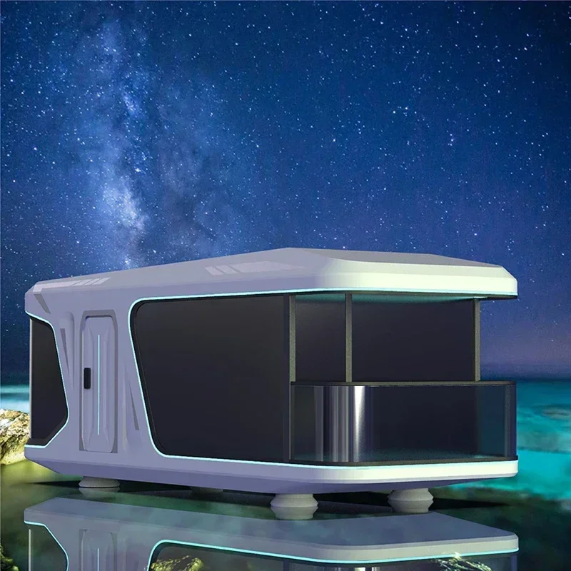 Container Mobile Room Hotel Outdoor Space Capsule B & B Steel Structure Living