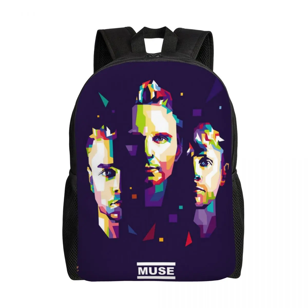 

Custom M-Muses Band Poster Travel Backpack Women Men School Computer Bookbag Rock Band College Student Daypack Bags
