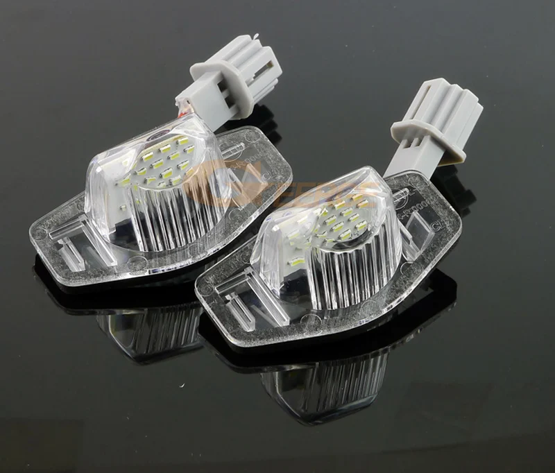 For Honda Fit CR-V CRV JAZZ Insight Crosstour Odyssey Ultra Bright Smd Led License Plate Lamp Light No OBC Error Car Accessories