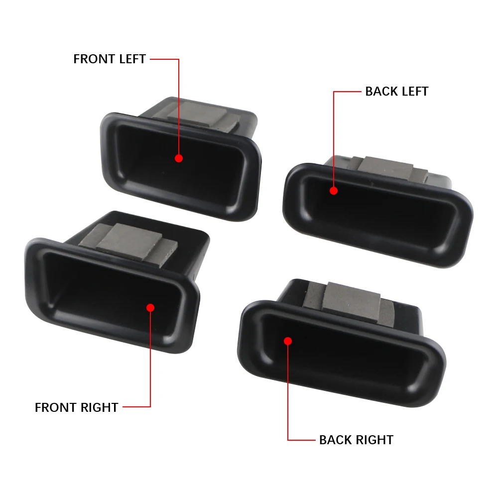 ABS Door Storage Box for Ford Explorer 2011 2012 2013 2014 2015 Door Side Organizer Handle Storage Tray Accessories