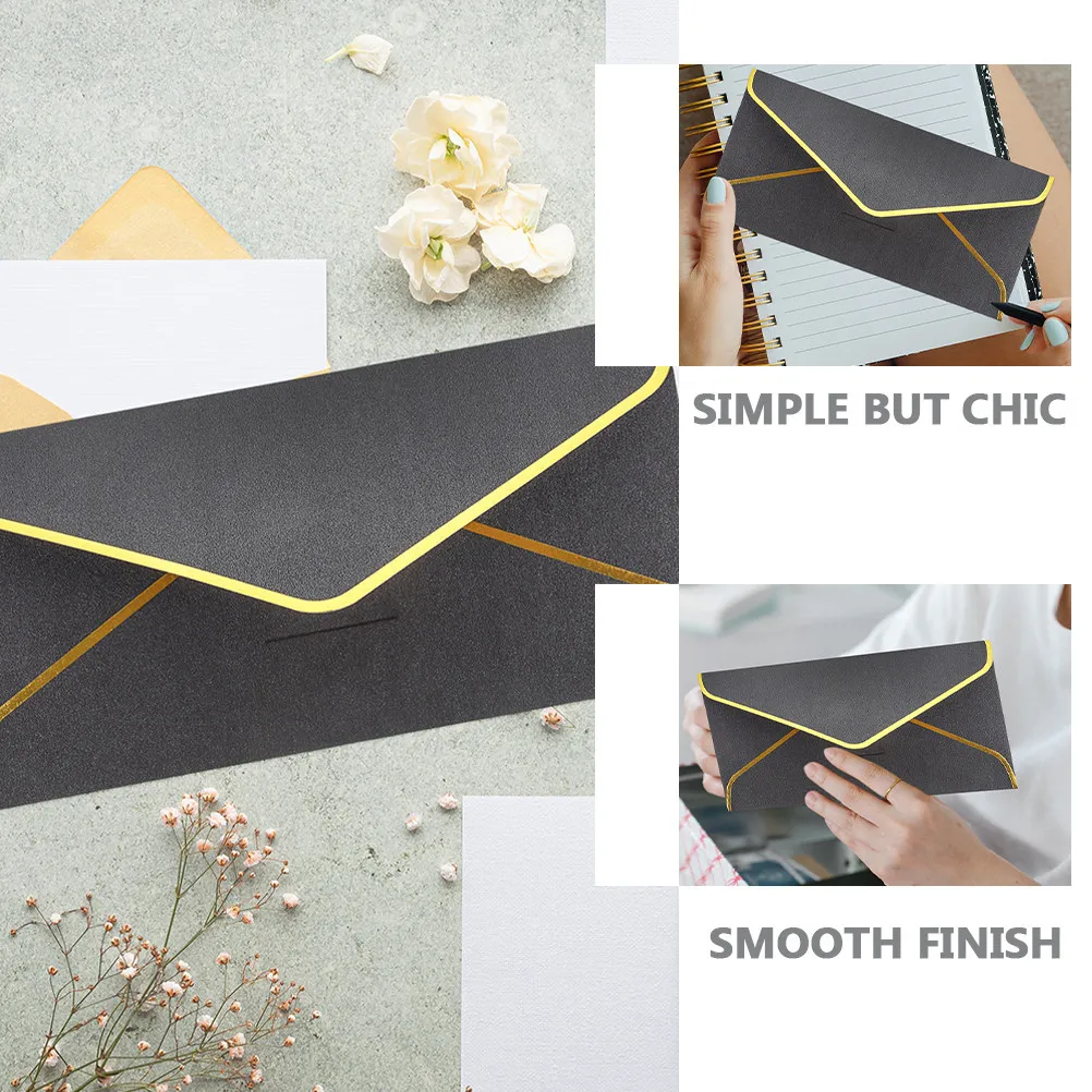 20Pcs V-Shaped Flap Small Card Envelopes Smooth Texture Elegant Finish Decorative Wedding Envelopes for Thank You Notes Greeting