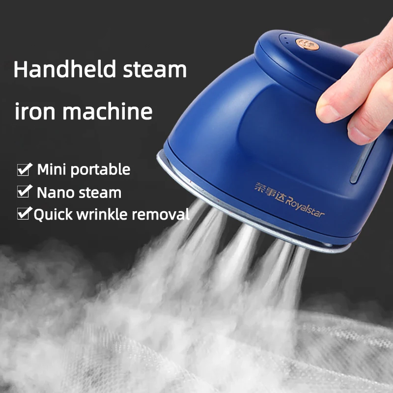 Handheld Steam Iron Portable Garment Steamer Cleaner Machine 800W Electric Iron Mite Removal Flat Ironing Clothes Generator 220V