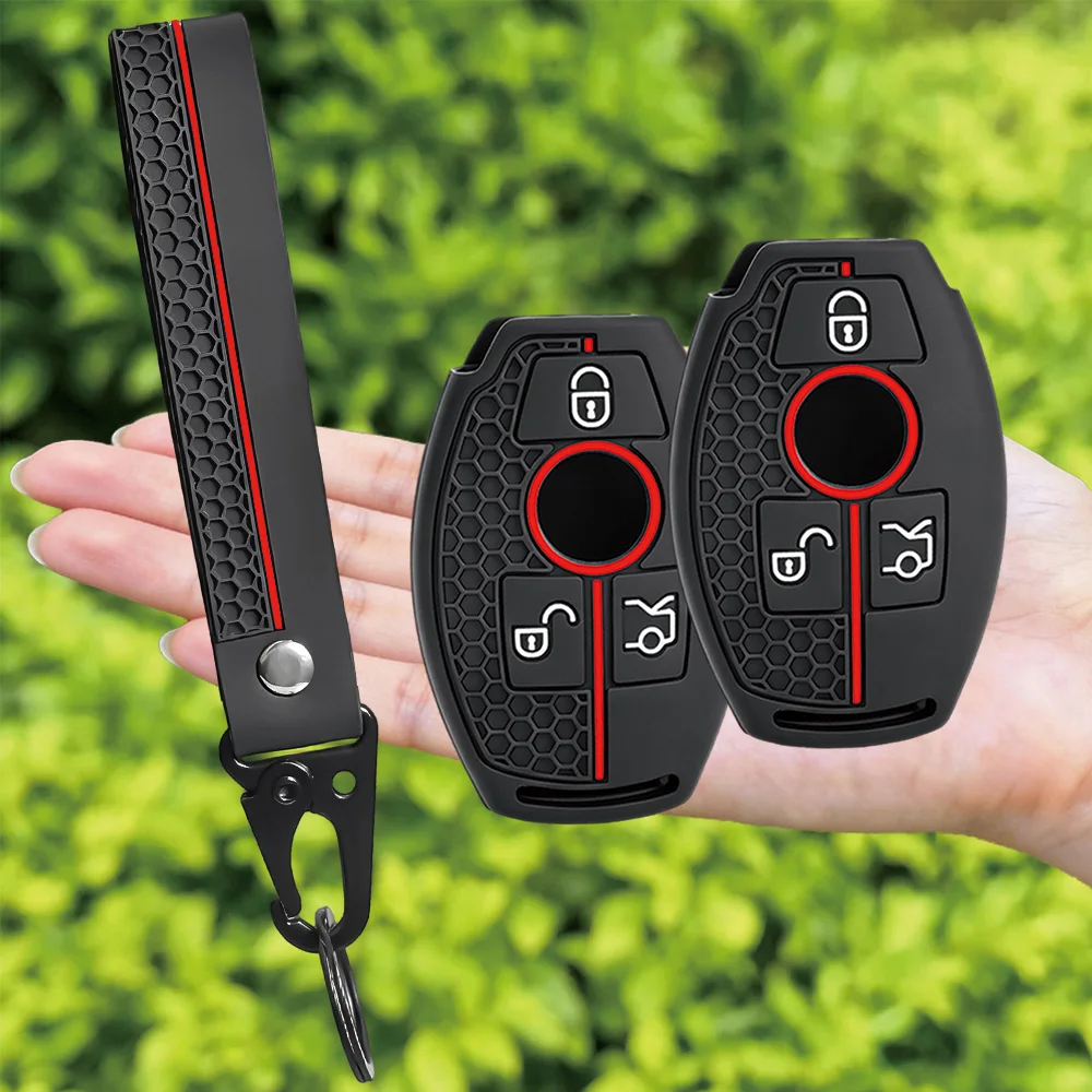 For Mercedes-Benz A-Class W176 B-Class G-Class W463 R-Class W251 GLA GLK C-Class W204 Protective Silicone Key Cover Classic