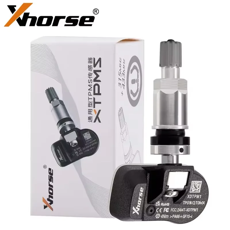 

Xhorse XDTPM1EN TPMS Sensor Universal Programmable XTPMS Sensor Support 315/433Mhz Work With Xhorse Key Tool Max Pro Key Tool