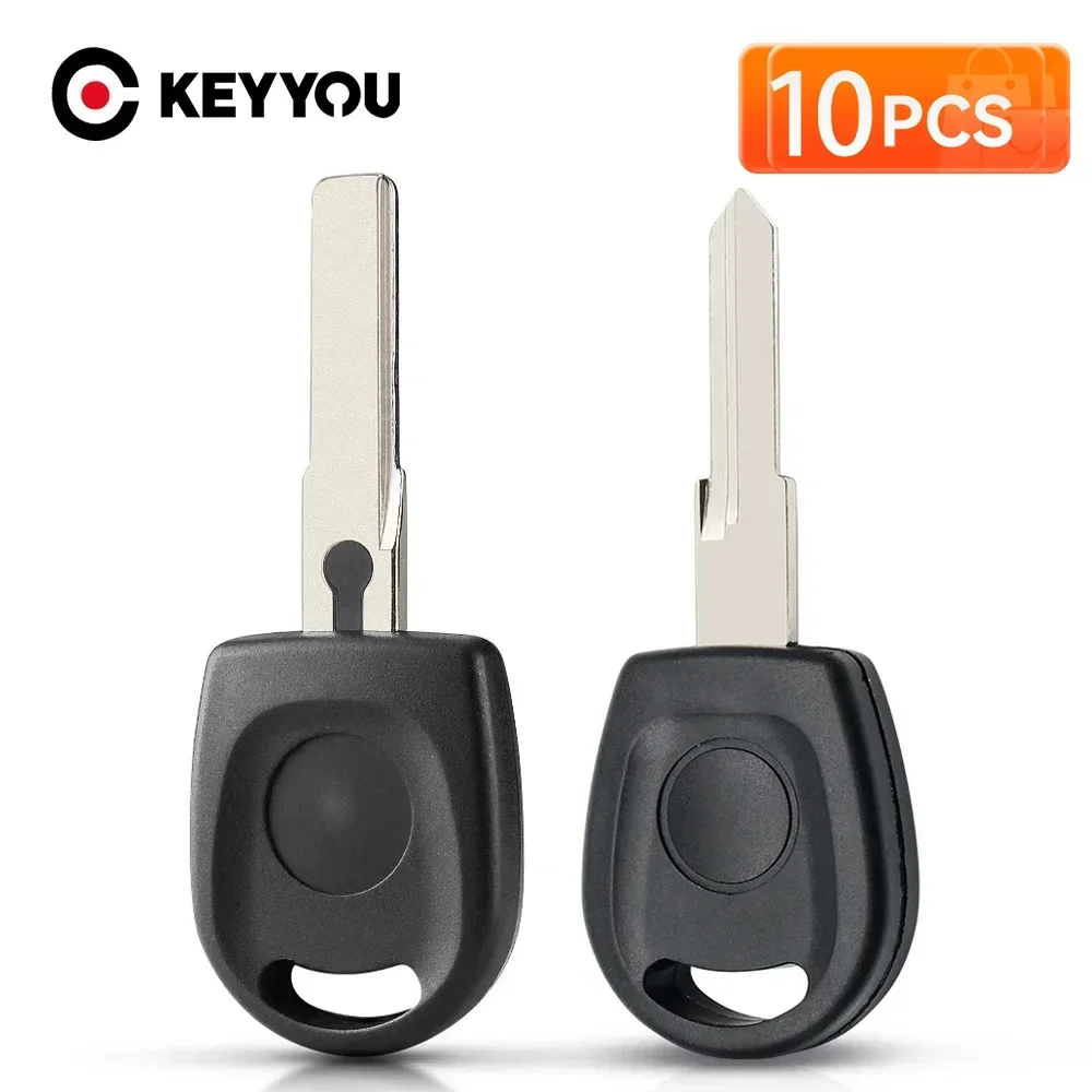 

KEYYOU новый 10 шт. замена для VW Volkswagen Jetta POLO BORA PASSAT HU66 транспондер чип ключа автомобиля чехол