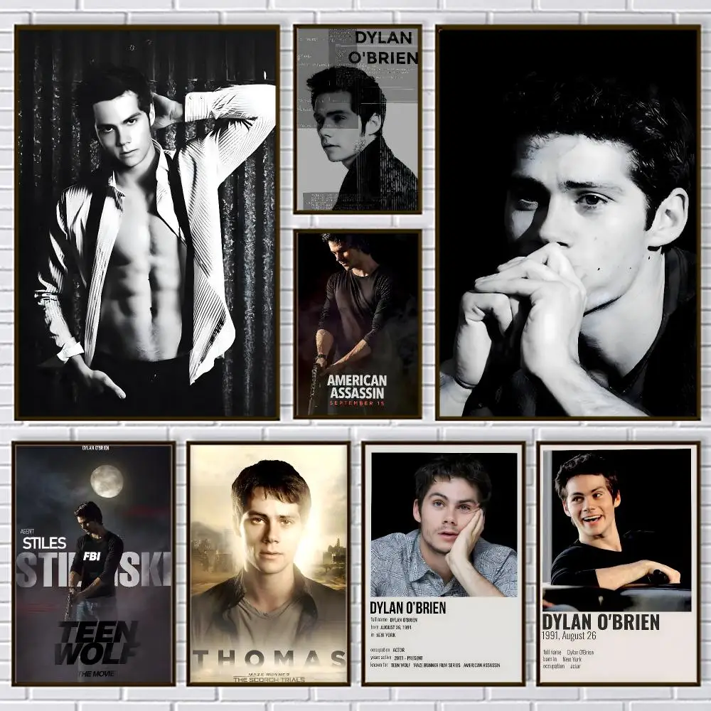 Actor D-Dylan O'Brien Poster PP Paper Decorative Wall Art for Living RoomsBedrooms Bars Cafes Stylish Home Decor Gift