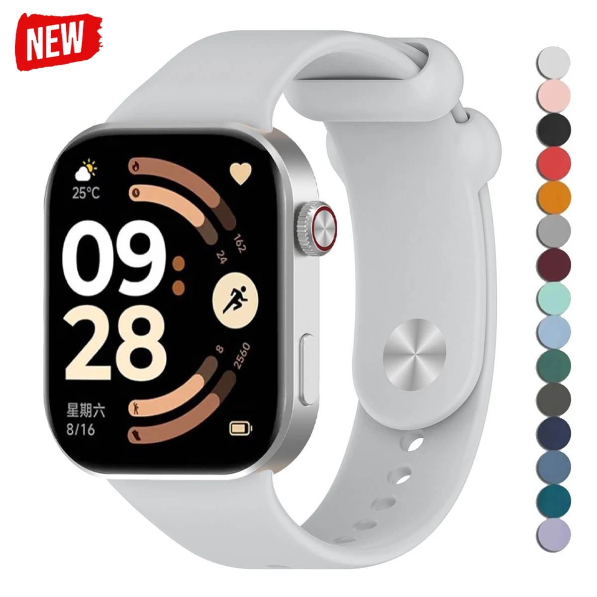 Silikonarmband für Redmi Watch 6/5/4 Sport-Ersatzarmband Correa für Xiaomi Miband 10Pro 9Pro 8Pro Zubehör