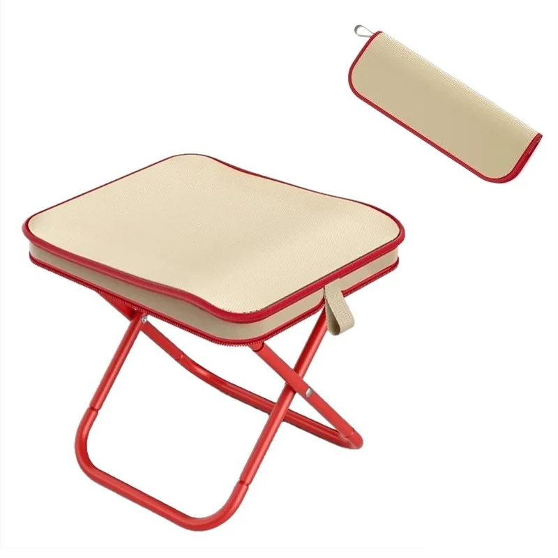 المحمولة متعددة الوظائف في الهواء الطلق نزهة التخييم السفر كرسي قابل للطي خفيفة للغاية الصيد البراز حقيبة يد كرسي الملحقات في الهواء الطلق