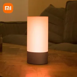 Xiaomi Mijia Bedside Lamp Smart Table LED Light Mi Home APP Wireless Control Bedroom Desk Night Light Girl Bedroom Bedside Decor