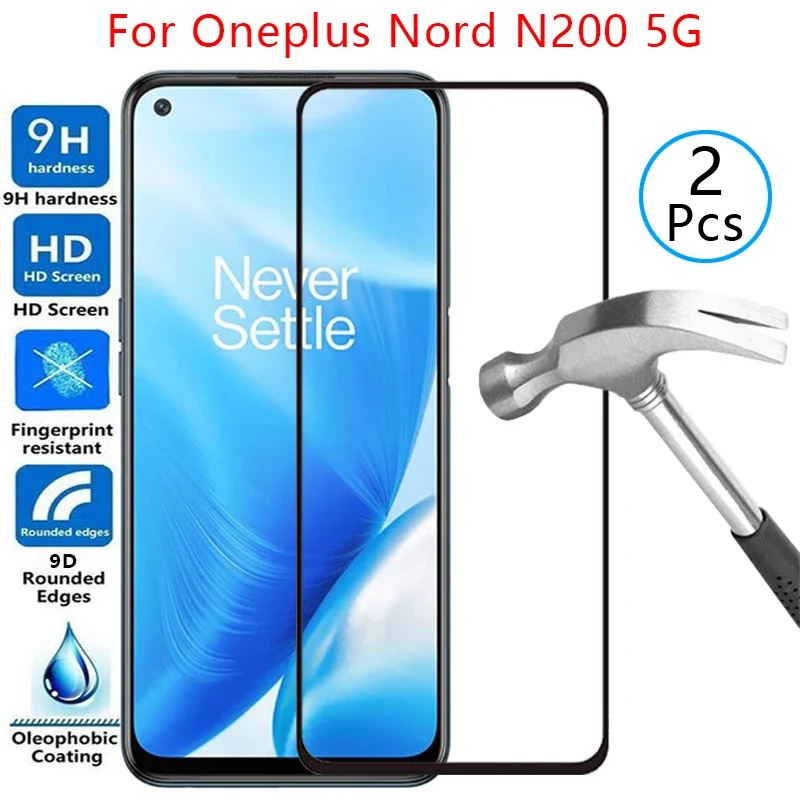 tempered glass case for oneplus nord n200 5g cover on one plus nordn200 n 200 200n m200 protective phone coque bag 360 omeplus