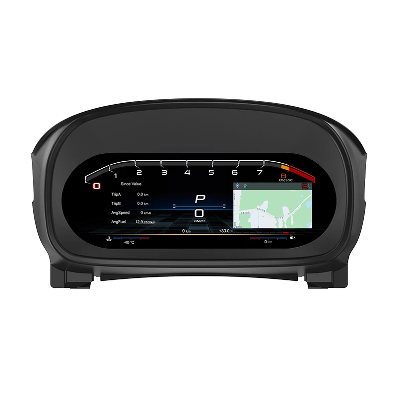 GAUGEWAY 12.3 Inch QLED Digital Instrument Cluster for Chevrolet Malibu 2009-2014, Plug and Play, Support Carplay, car intellige