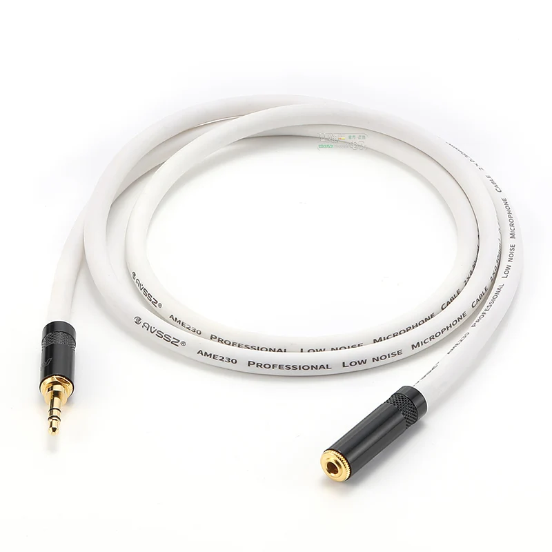 3.5mm Male To Female Audio Cable 0.5m-30m AUX Car HiFi Headphone Extension Microphone Cord REAN Plug Model AME230