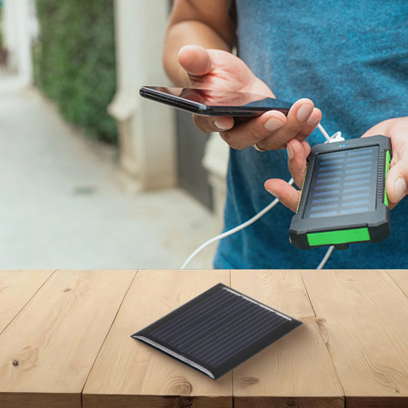 Black for mini for Solar Panel Portable Solar Charger Material Easy To Use Lightweight Construction For Cell Phones