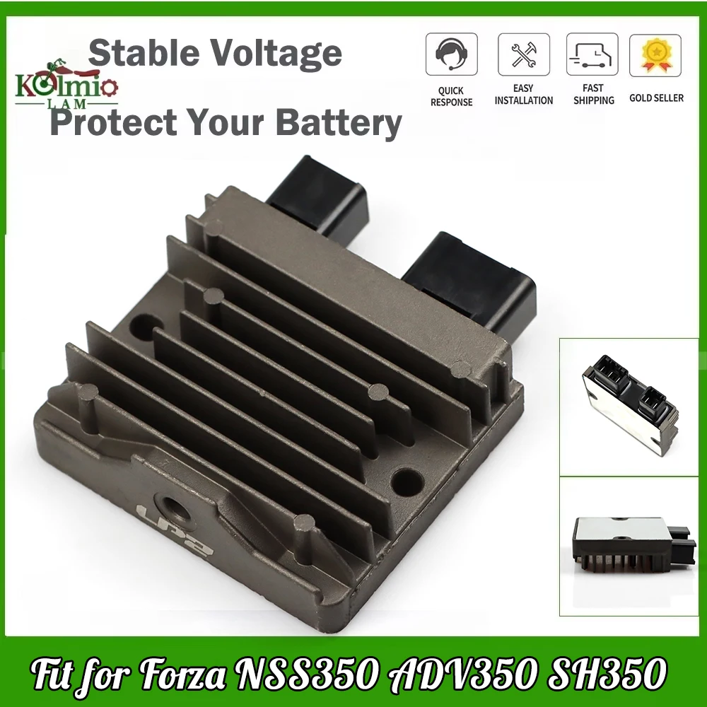 

Подходит для Honda Forza 350 300 NSS350 SH350 2021-2023 Регулятор выпрямителя напряжения мотоцикла ADV350 NSS 350 SH 350 2022 2023 2024