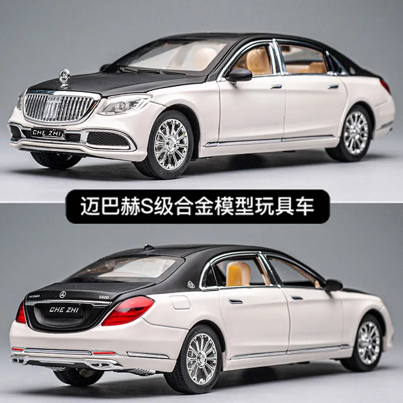 1:24 Mercedes Benz Maybach S600 Luxury Limousine Alloy Car Model