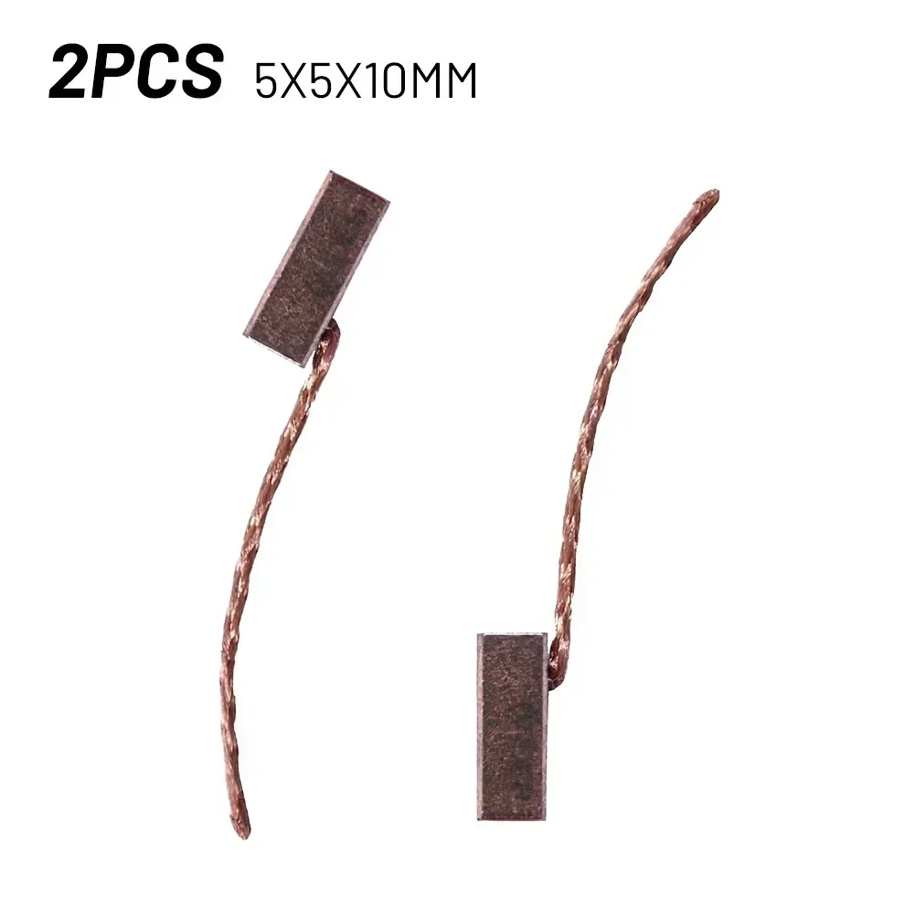 2X 5x5x10mm Carbon Brushes Wiper/Climate/Auxiliary Water Pump Carbon Brushes Power Tool Accessories