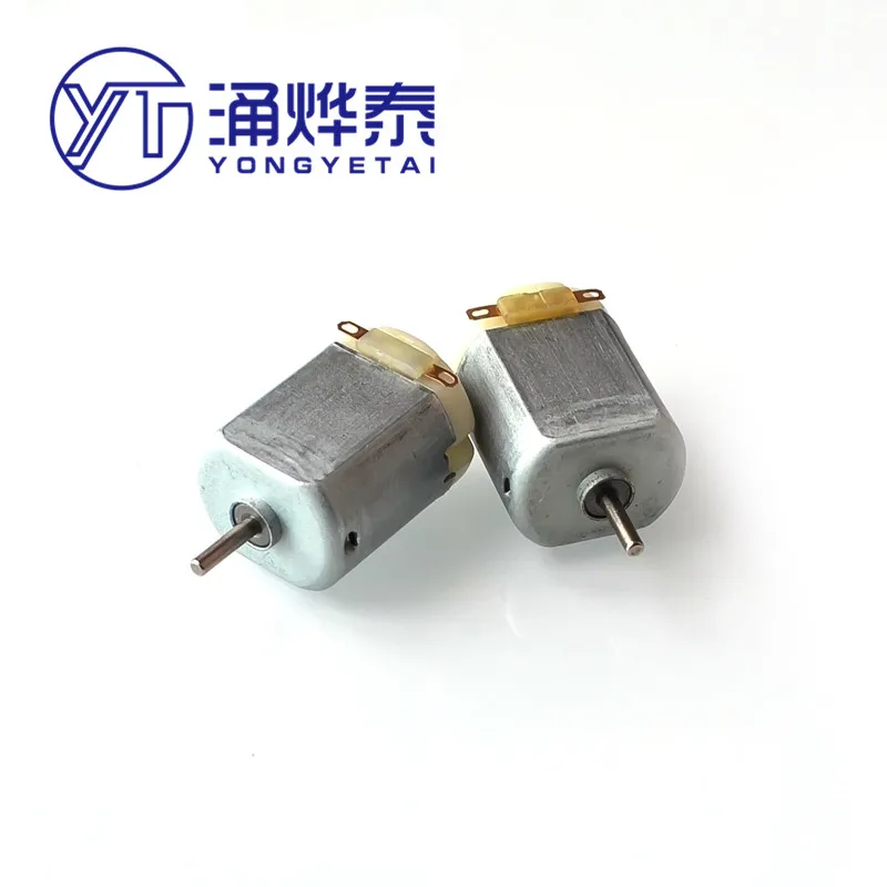 YYT 2PCS Mini 130 small motor 4WD motor DC small motor small production 3V single