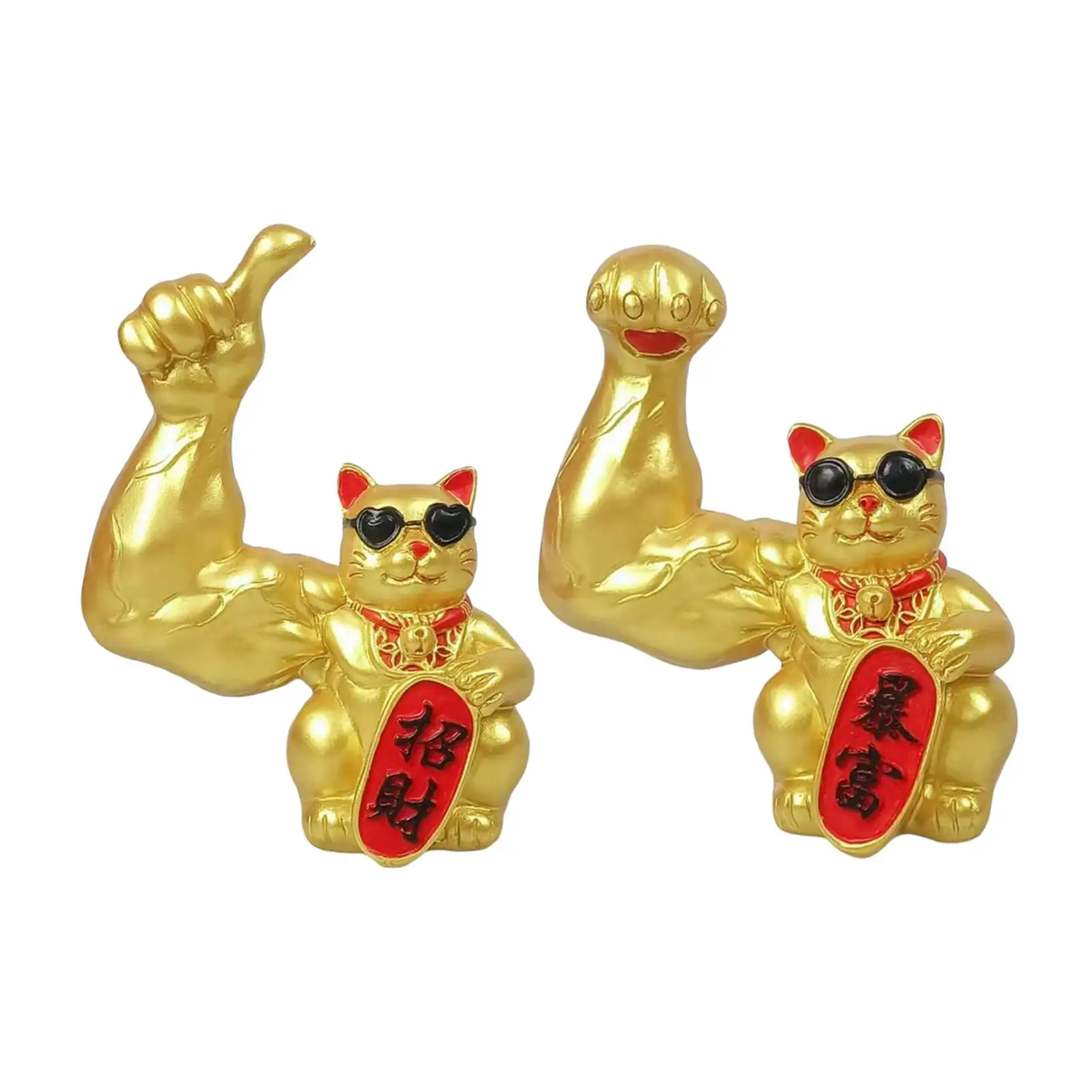 

Современные статуи Lucky Cat, скульптура, декор стола, центральная часть, фигурки из смолы для