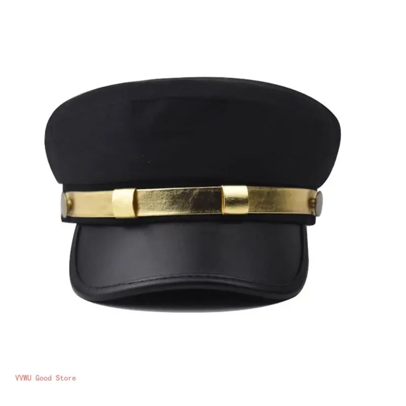 Hat Hat Multi Color Captain Octagonal Hats for Women Men