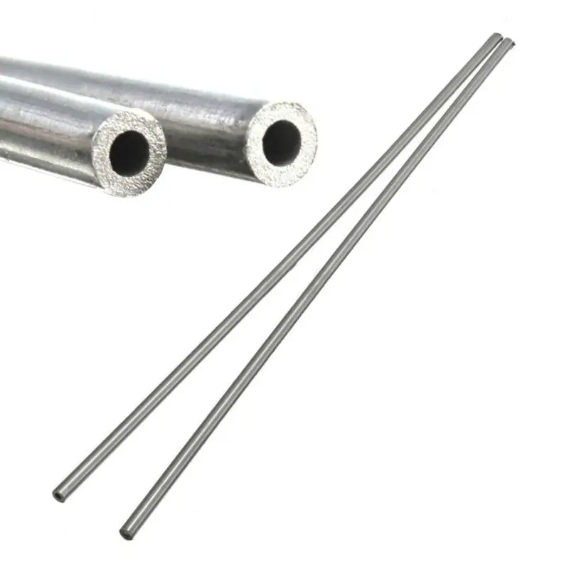 1-10 Uds tubo de acero inoxidable 304 tubo capilar 250/500mm de longitud 1mm/1,5mm/2mm/3mm/4mm/5mm/6mm/8mm/10mm/12mm