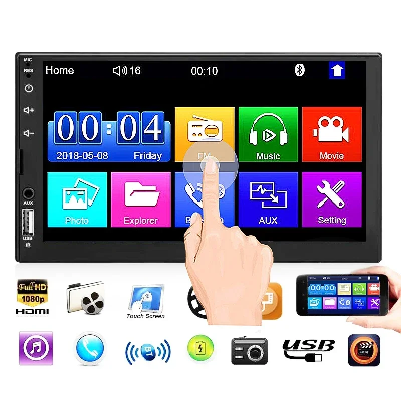 

7023 car mp5 video player 7inch android car stereo autoradios carplay