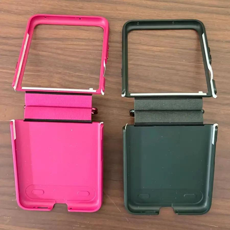 Oryginalne etui Motorola do raza 60 Ultra (razr Ultra) moto xt2551 SmartPhone Skórzane etui w kolorze ciemnozielonym — zdjęcie produktu 2
