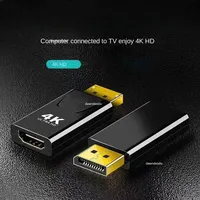 DisplayPort to HDMI-Compatible Adapter DP Male to Female HDMI-Compatible Video Audio Cable HD 4K 1080P for PC TV Laptop
