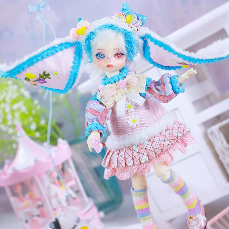 

New Design Binny BJD 1/6 Cool Girls Resin Toys Bright Colorful Fullset Gift Fashion Dolls