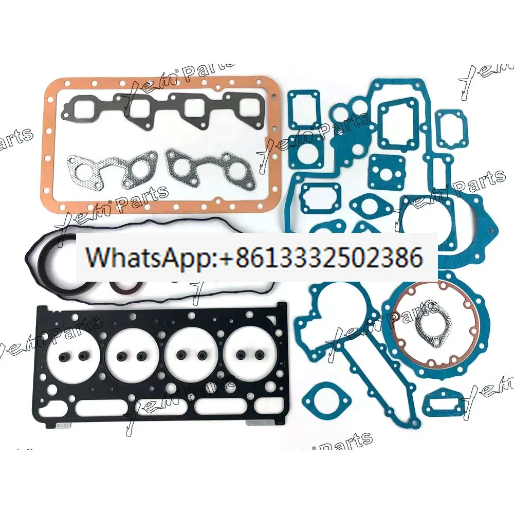 engine V2203 V2403 Full gasket kit with cylinder head gasket metal