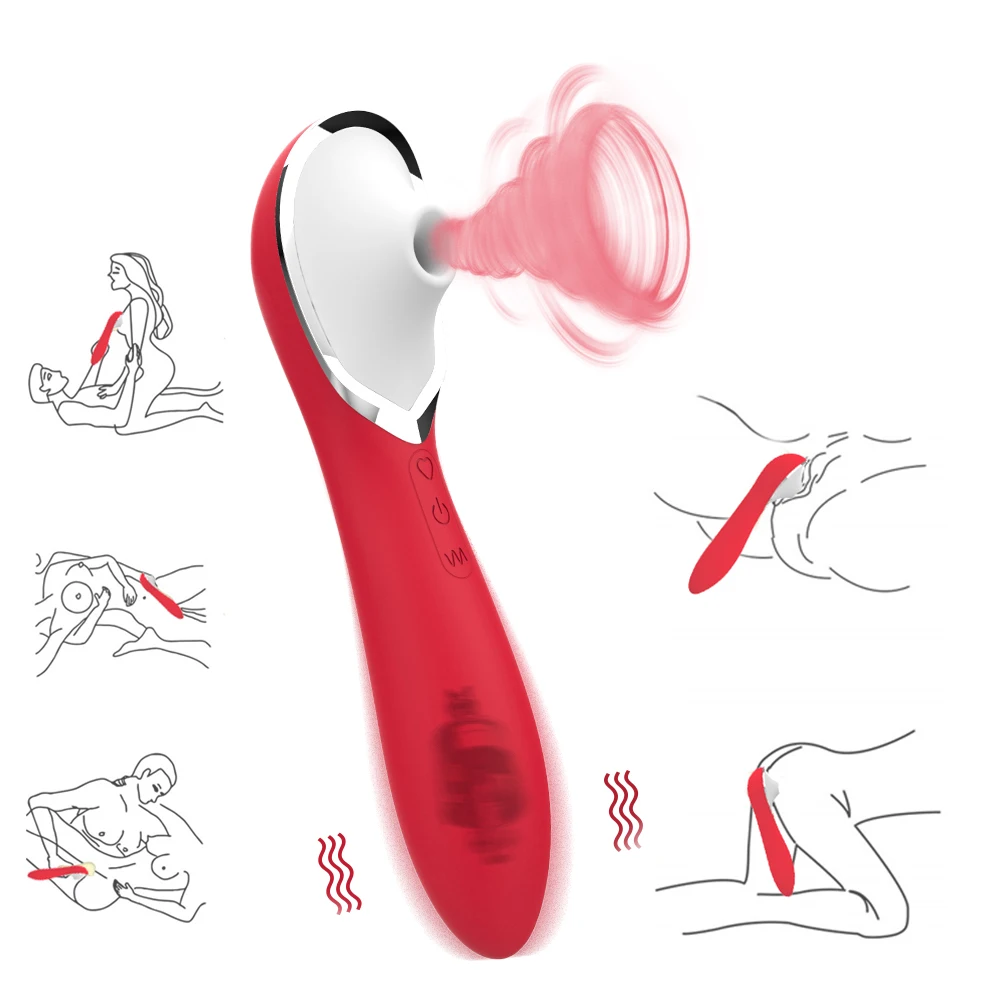 7 Speed Vibrating Vagina Sucking Vibrator Sucker Oral Suction Clitoris Stimulator Gspot Erotic Sexual Wellness Sex Toy for Women