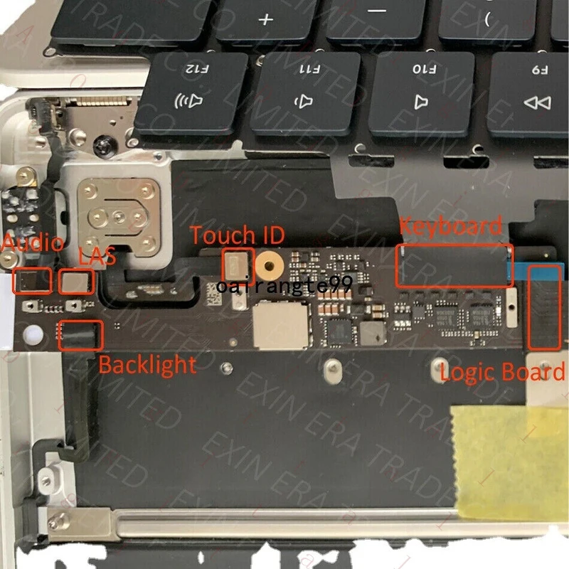 GQ-   Keyboard Trackpad Daughter Board 820-02862-A for Macbook Air 13034; M2 A2681