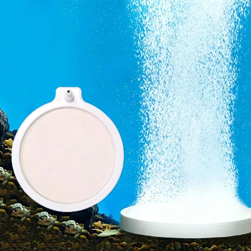 Aerador de Oxigênio Air Stone para Aquário, Difusor de Bolhas em Disco, Bomba de Ar, Placa de Oxigênio Hidropônica, Mini Acessórios, Disco Nano