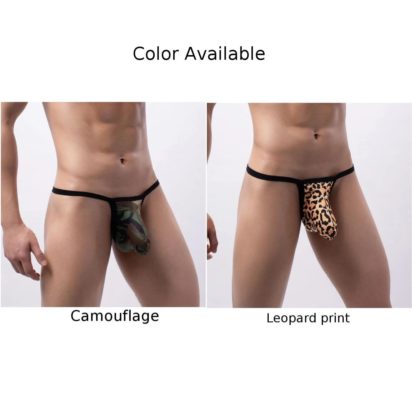 Men’s Sexy Thong Low Rise G-String Milk Silk Underwear Bulge Pouch T-Back Breathable Shorts Passion Briefs Soft Lingerie