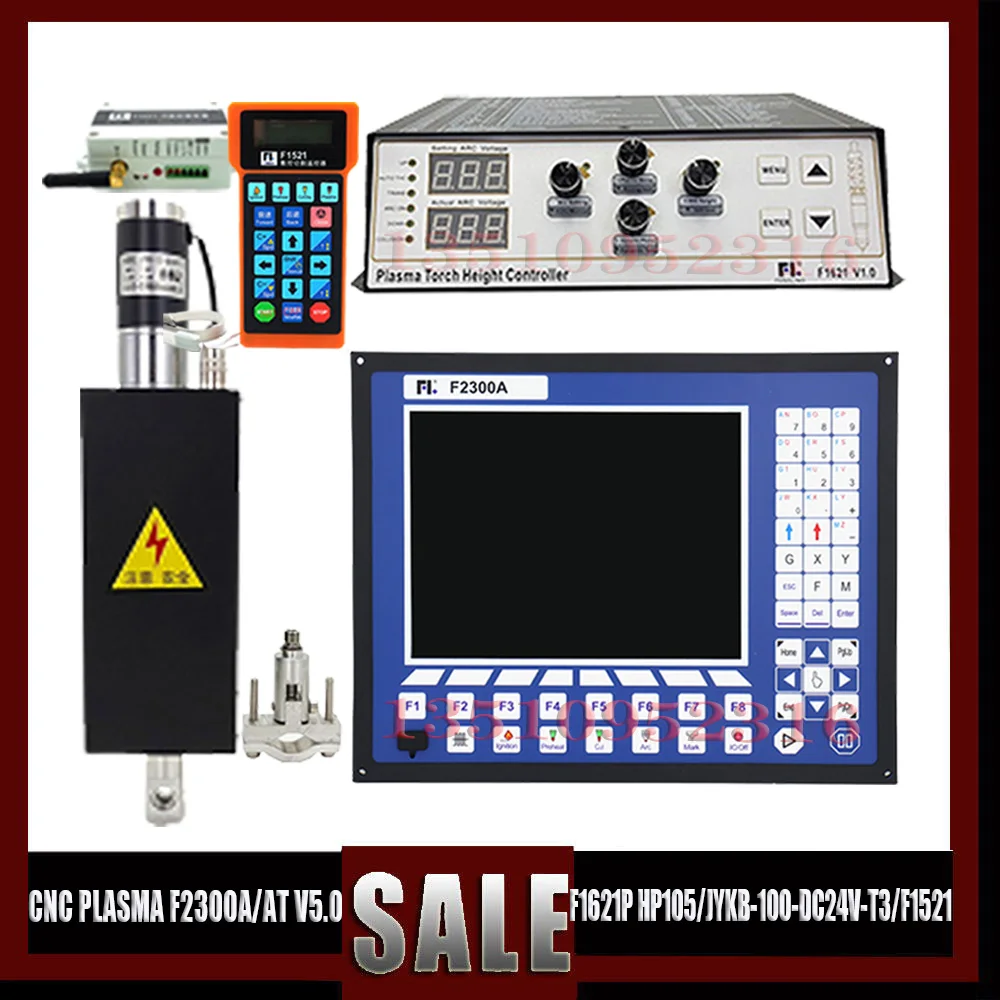 

F2300a/F2300at Plasma Controller Kit Thc+ Lifter Ykb-100-dc24v-t3/F1621p/Hp105+f1521 Remote Control For Plasma Cutting Machine