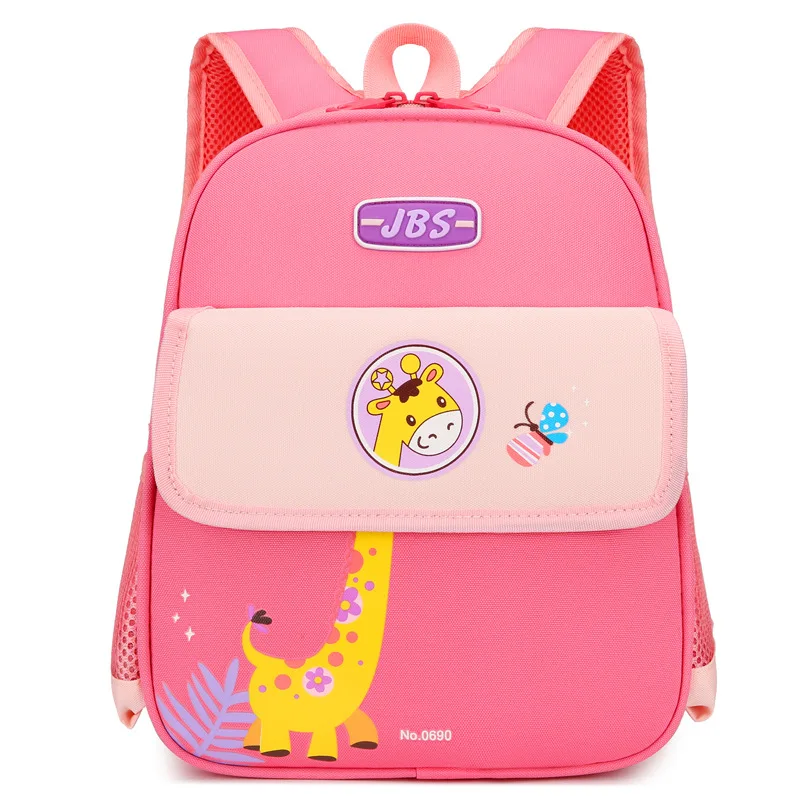 2023 New Fashion Cartoon Dinosaur Giraffe Kids Schoolbag for 1-6 Grades Boys and Girls Ridge Protection Lightweight Backpacks