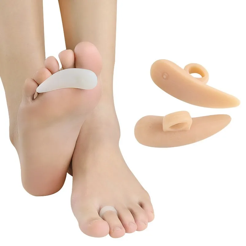 

Forefoot Pad SEBS Silicone Toe Separators single-hole Toe Pads Toe Bending Correction Pads And Toe Care Devices