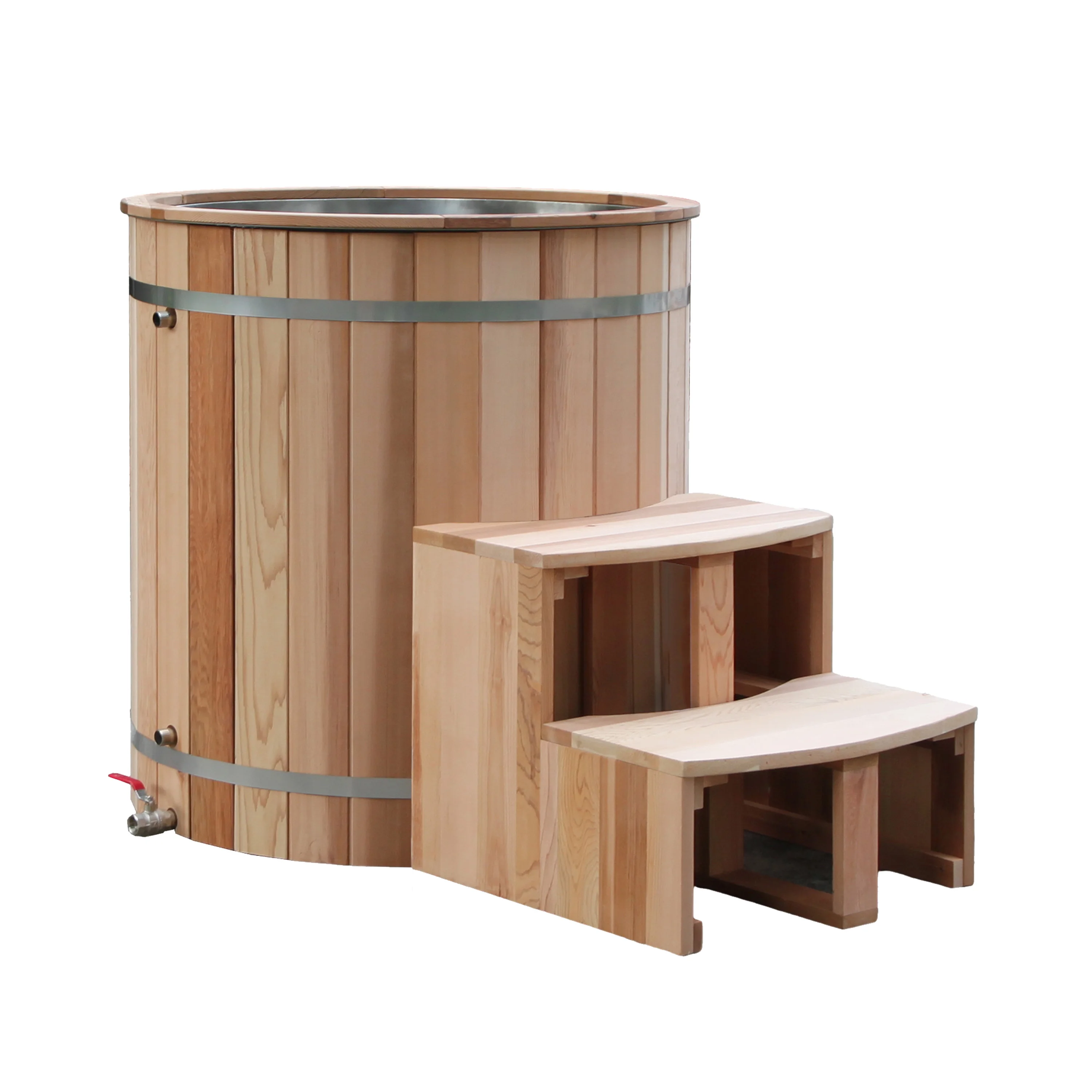 

Keya New Design Round Wood Ice Cold Bath for Recovery Therapy Tub Large Ice Bath Tub