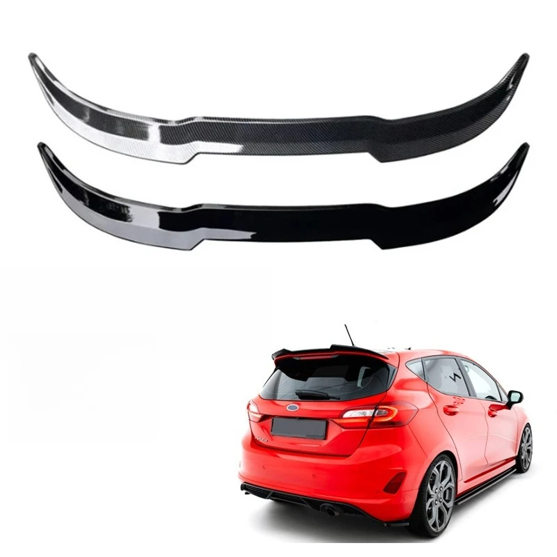 Rear Spoiler Wing Lip for Ford Fiesta MK8 ST/STline 2019-2026 Car Trunk Guard Protector Cover Tail Fin Lid Accessories Tuning