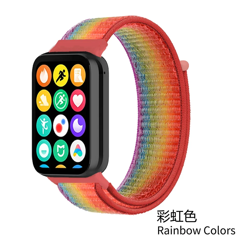 Xiaomi Mi Band 9/8 Pro 팔찌 액세서리 용 나일론 루프 스트랩 Redmi ... - 5