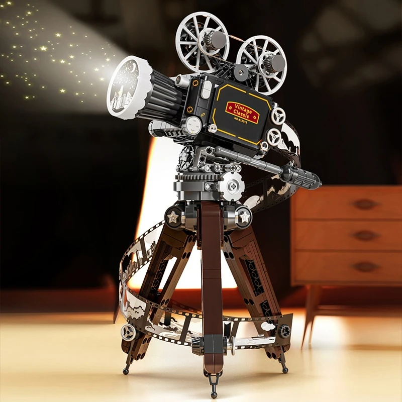 

655 шт., детский строительный блок, набор игрушек, ретро-камера, модель камеры, украшения для сборки, детский день, строительный блок, игрушка в подарок