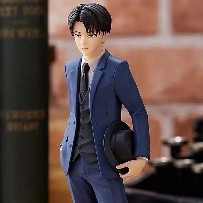 애니메이션 Levi Ackerman 피규어 세트 공격 타이탄 액션 피규어, GSC Eren Yaeger 피규어 모델, PVC 데스크탑 장식 장난감 선물