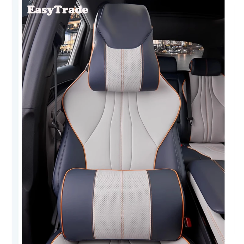 For BYD Sealion 6 Seal U SONG PLUS 2023-2025 Car Front Seat Headrest Waist Pillow Head Support Waist Pad