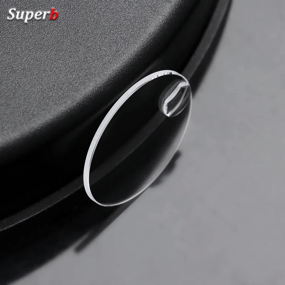 1.2mm Thick Date Window Sapphire Watch Glass Round Flat Mineral Timepiece Crystal with Bubble Magnifier 28mm-32mm Diameter