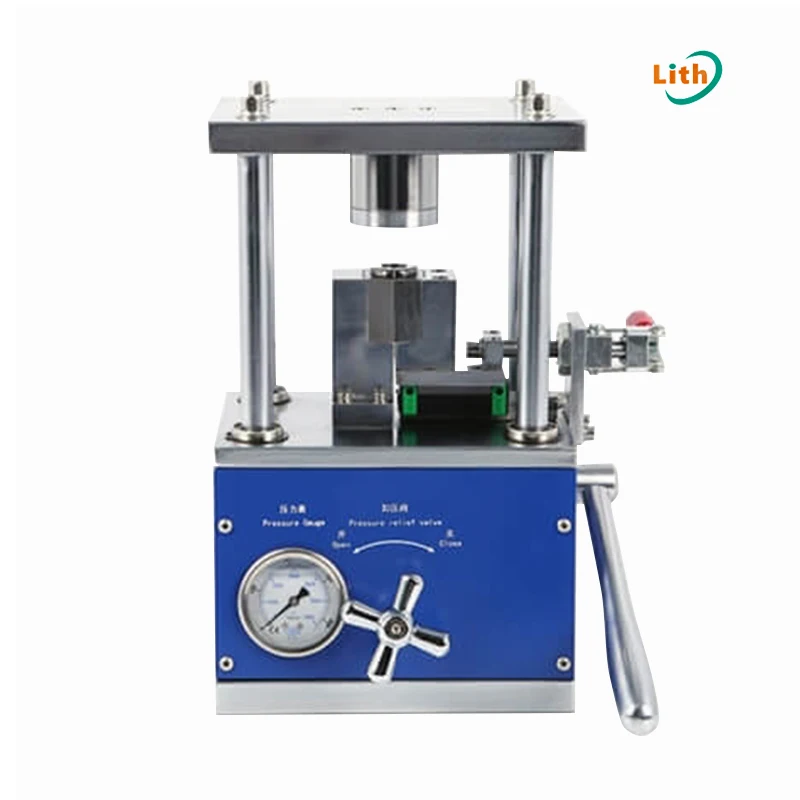 Laboratory 18650 Lithium Battery Case Sealing Sealer Equipment Manual Hydraulic Crimper Crimping Machine for Cylindrical Cell