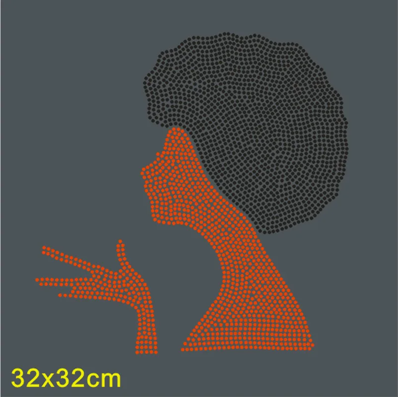 Iron-On Strass Transfer Stickers, Custom Rhinestone Patterns, Thermal Transfers for T-Shirt Crafts, DIY Art Accessories