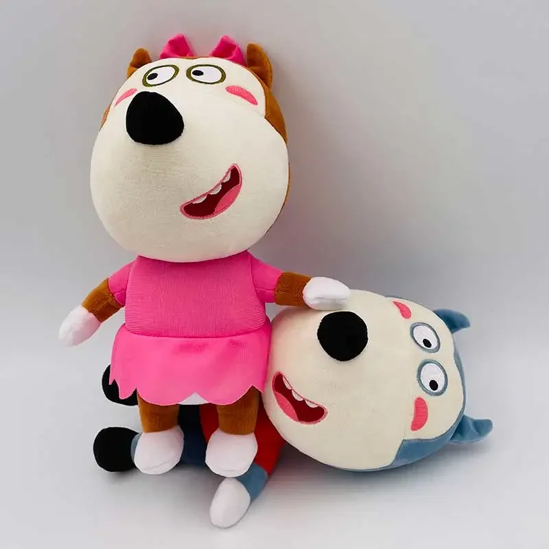 30cm Cartoon Wolfoo Plushie Anime Character Lucy Wolf Plush Toy Stuffed Animal Pillow Soft Doll Gift for Fans Friends Birthday